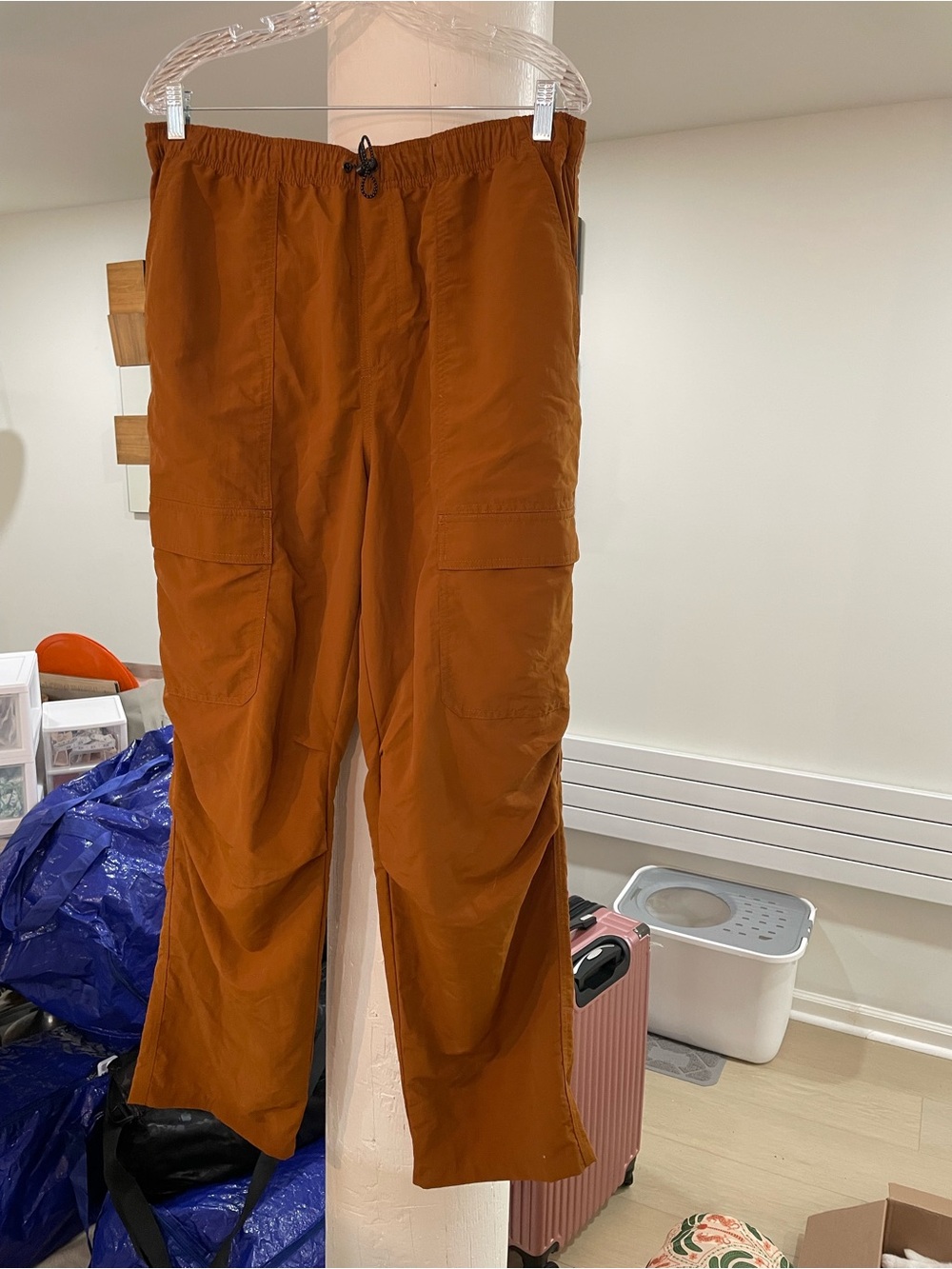Original Use Women's Cargo Pants in Rust Orange